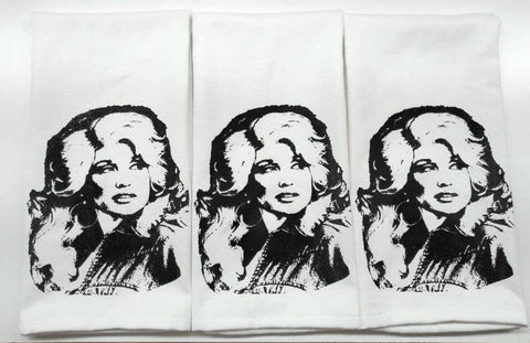 Dolly Parton Inspired Tea Towel