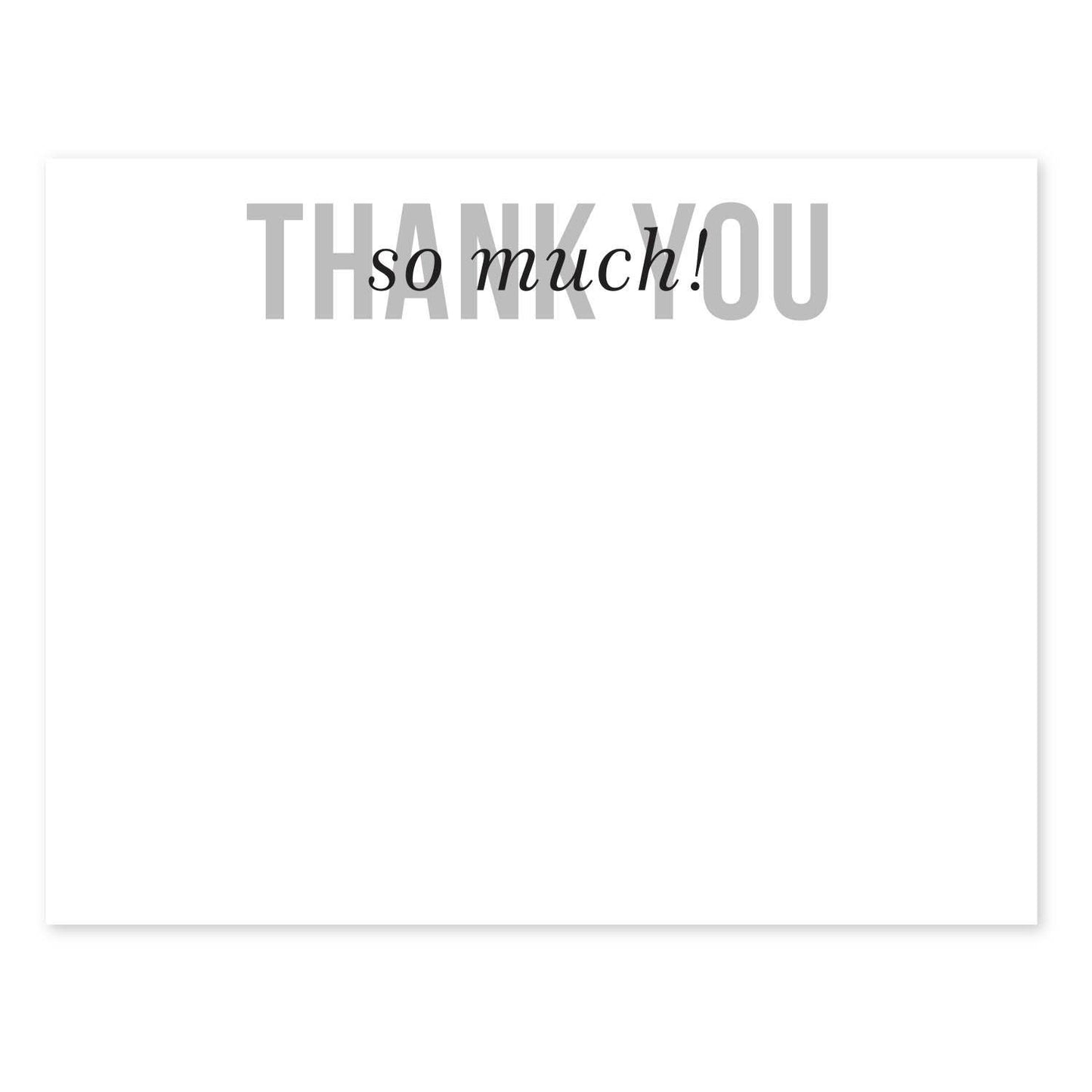 Thank You So Much Cards