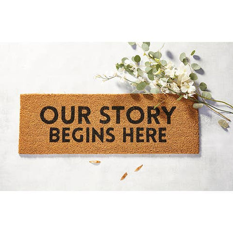 Our Story Door Mat