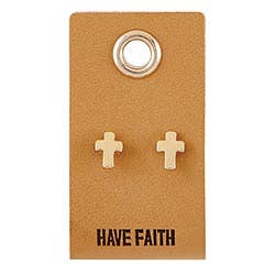 Have Faith Cross Earrings