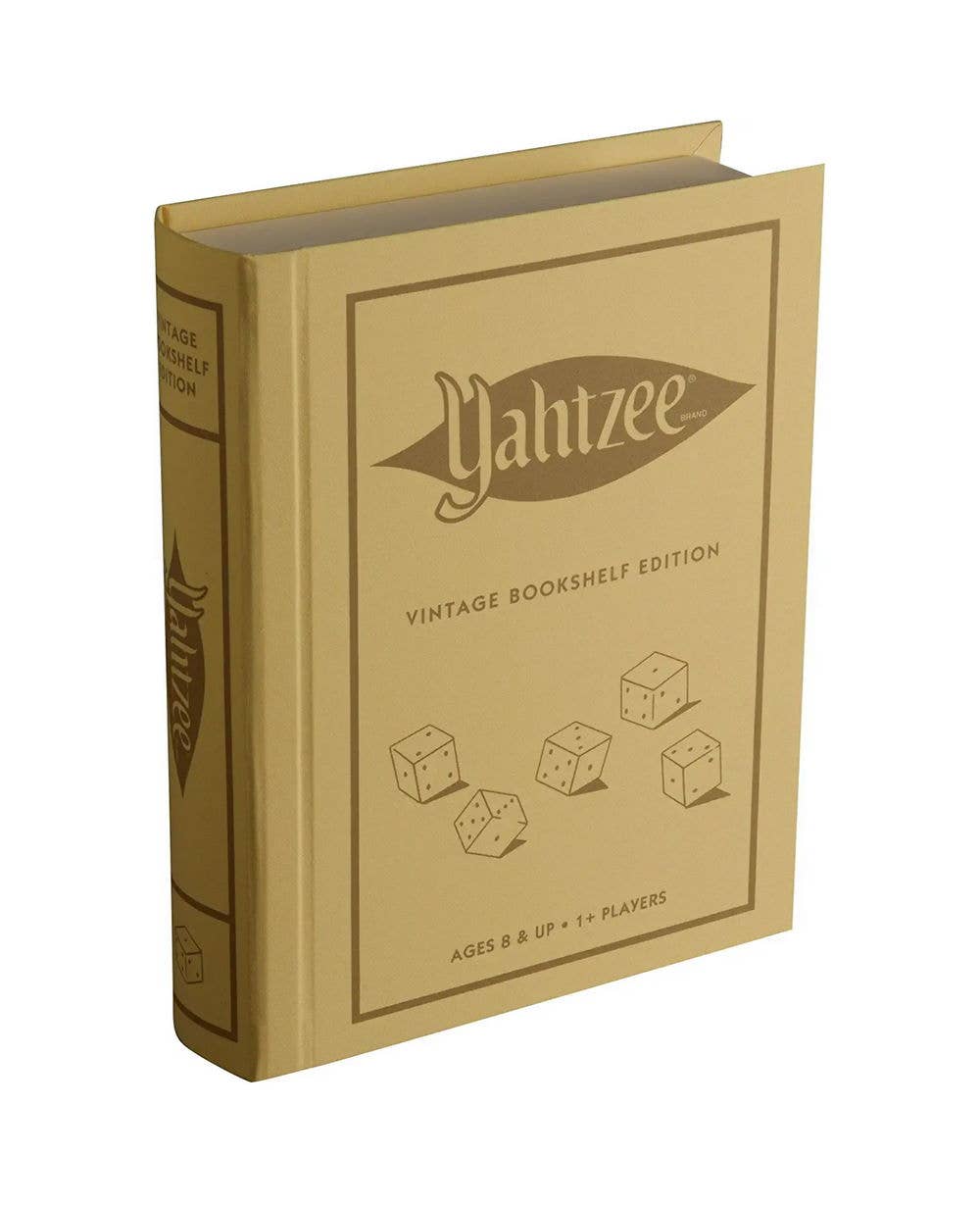 Yahtzee Vintage Bookshelf Edition Game