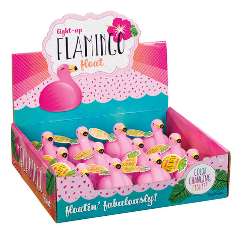 Light Up Flamingo Bath Float