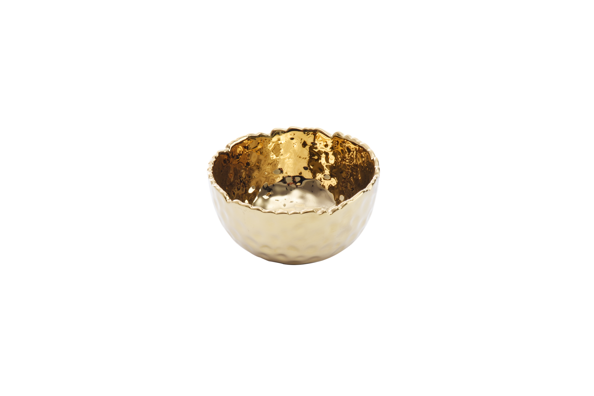 Small Gold Snack Bowl
