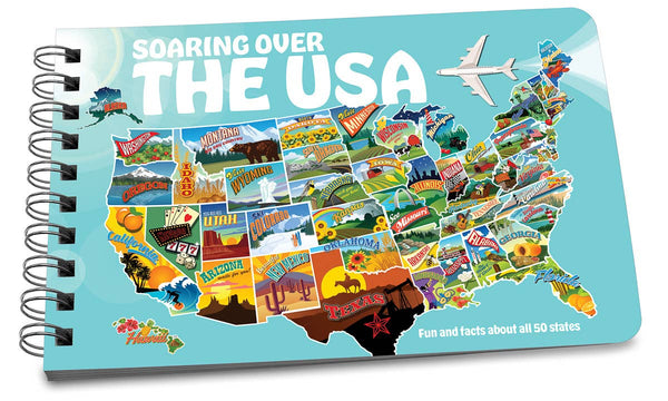 Soaring Over the USA - Fun Fact Book for All 50 States