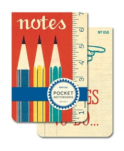 2 Pocket Notebooks- Office