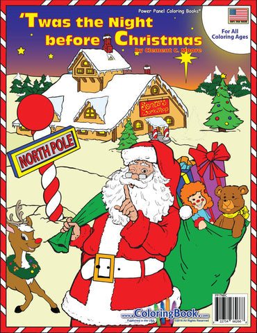 Twas the Night Before Christmas Coloring Book