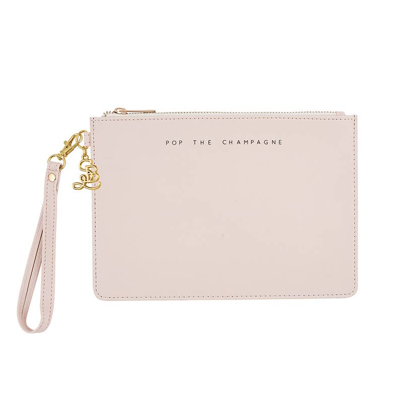 Pop the Champagne Wristlet