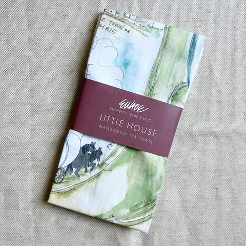 Little House on the Prairie Tea Towel