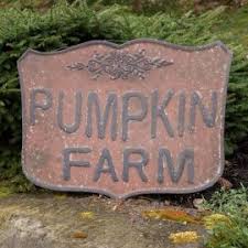 Pumpkin Farm Sign
