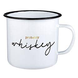 24oz Enamel Mug-Whiskey