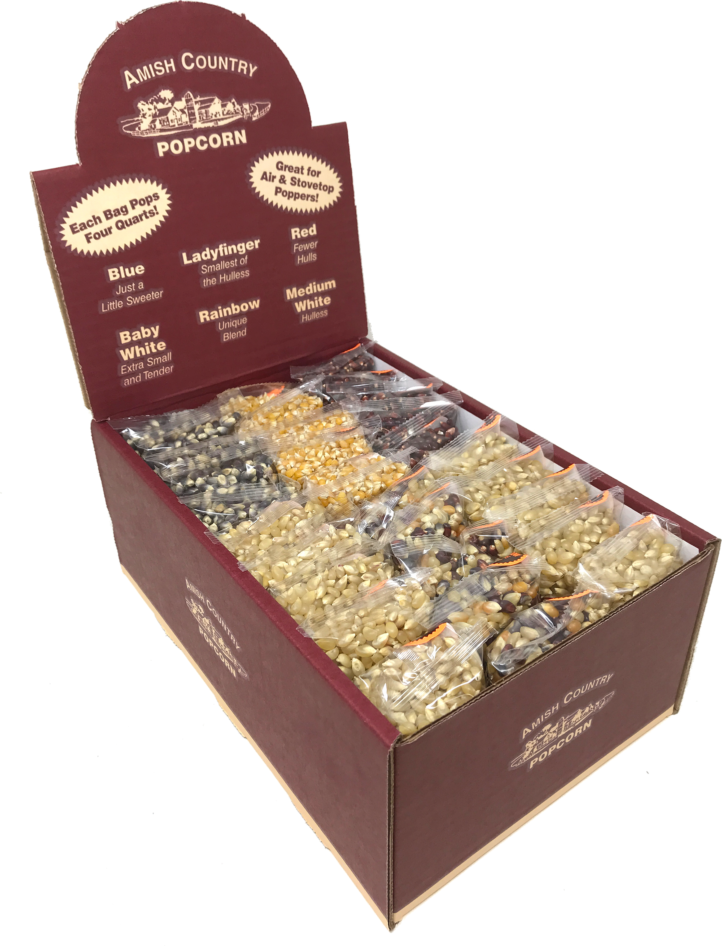 Amish Country Popcorn Sampler Bags