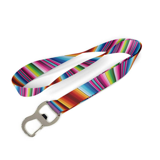 Bottle Opener Lanyards: Serape