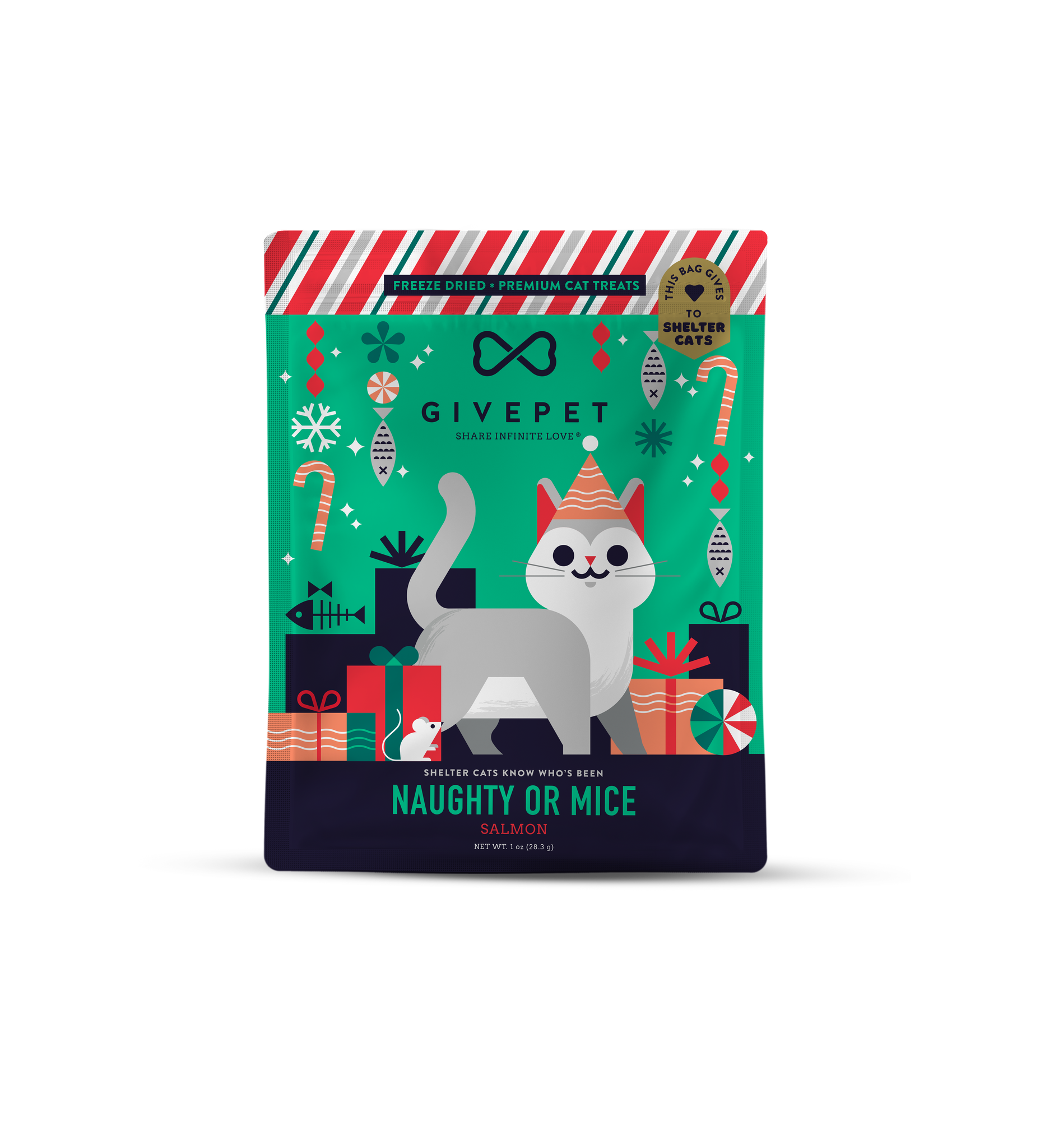 GivePet Naughty or Mice Freeze Dried Cat Treats