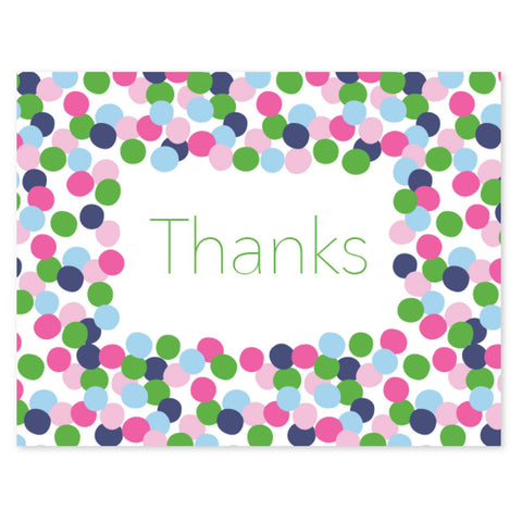 Thank You Cards Polka Dot