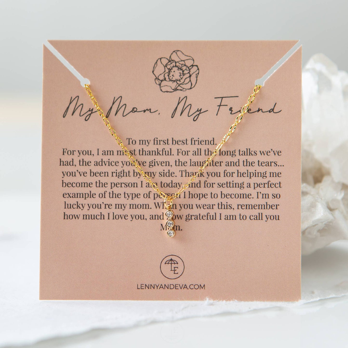 "For Her" Necklace-Mom, Friend