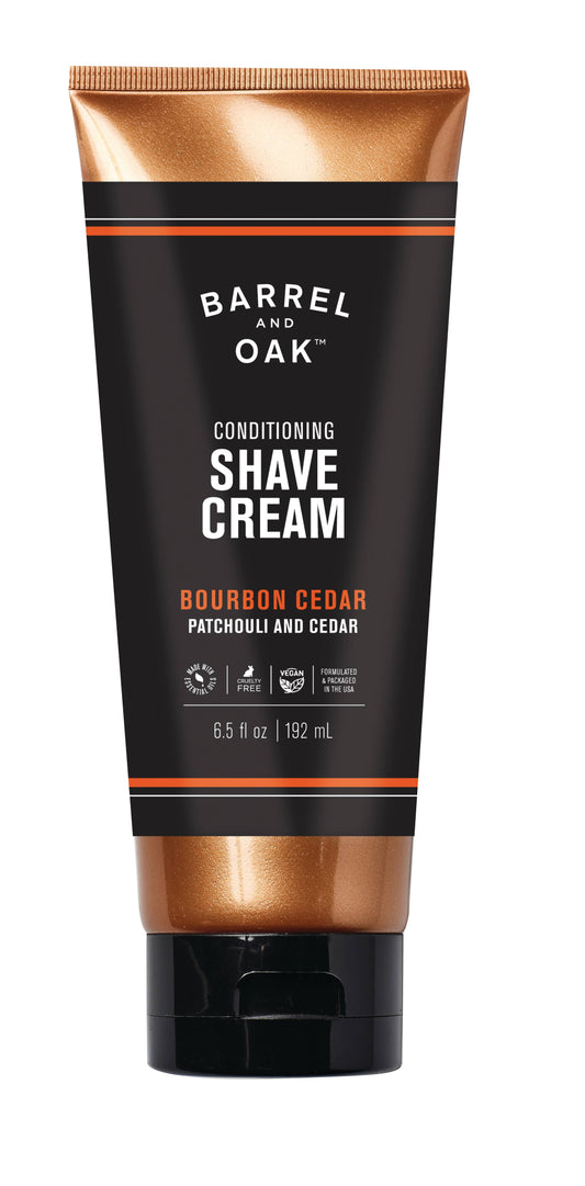 Conditioning Shave Cream - Bourbon Cedar Patchouli and Cedar 6.5 fl oz