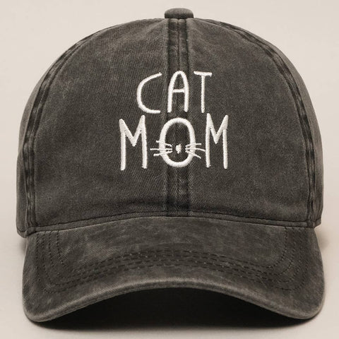 CAT MOM Denim - Adjustable Hat