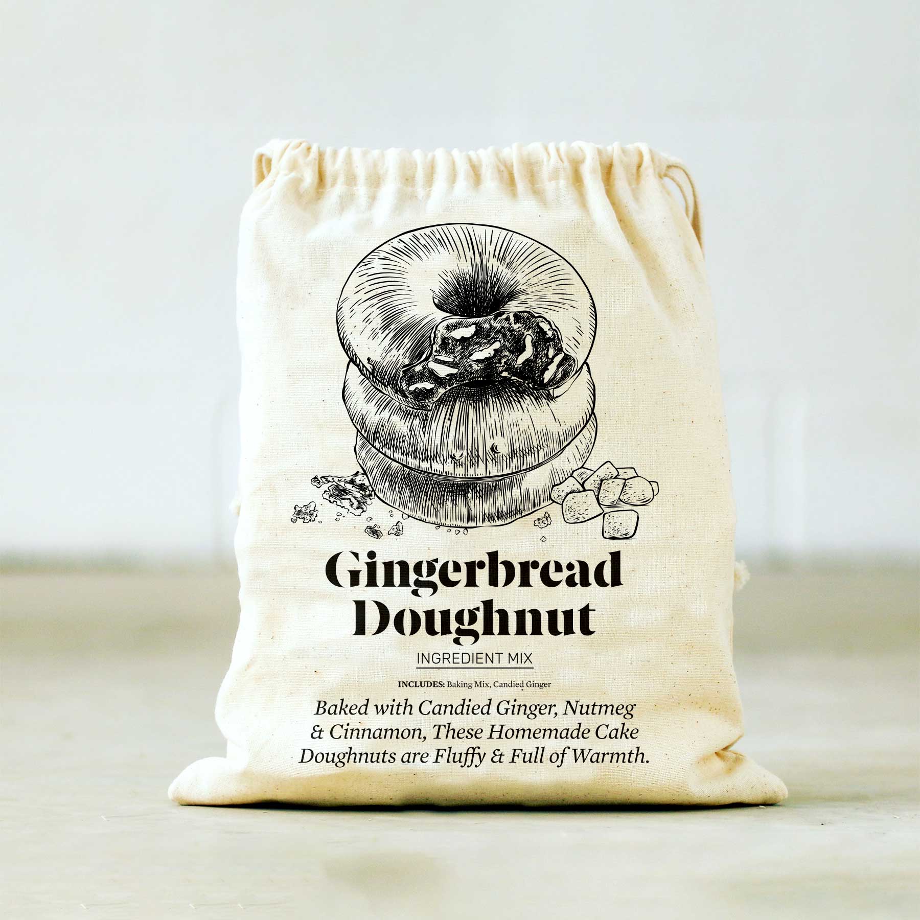 Gingerbread Doughnut Baking Mix