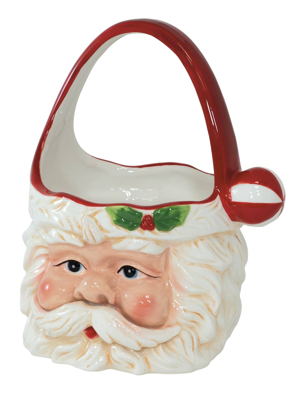 Vintage Santa Candy Dish Christmas Accent