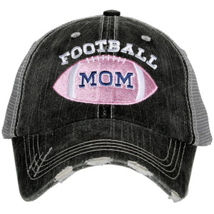 Pink Football Mom Trucker Hat