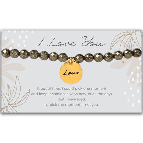 Token Stretch Bracelet - Love