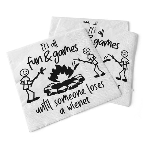 It's All Fun & Games | Beverage Napkins