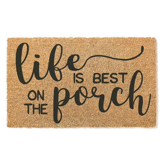 Life is Better on the Porch Doormat