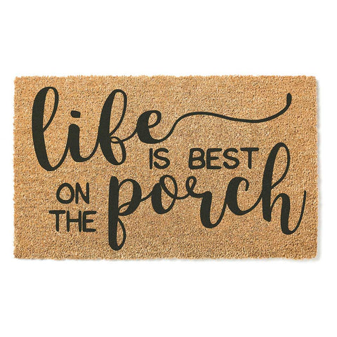 Life is Better on the Porch Doormat