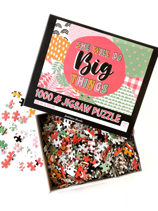 1000 pc Jigsaw Puzzle - She Will Do Big Things