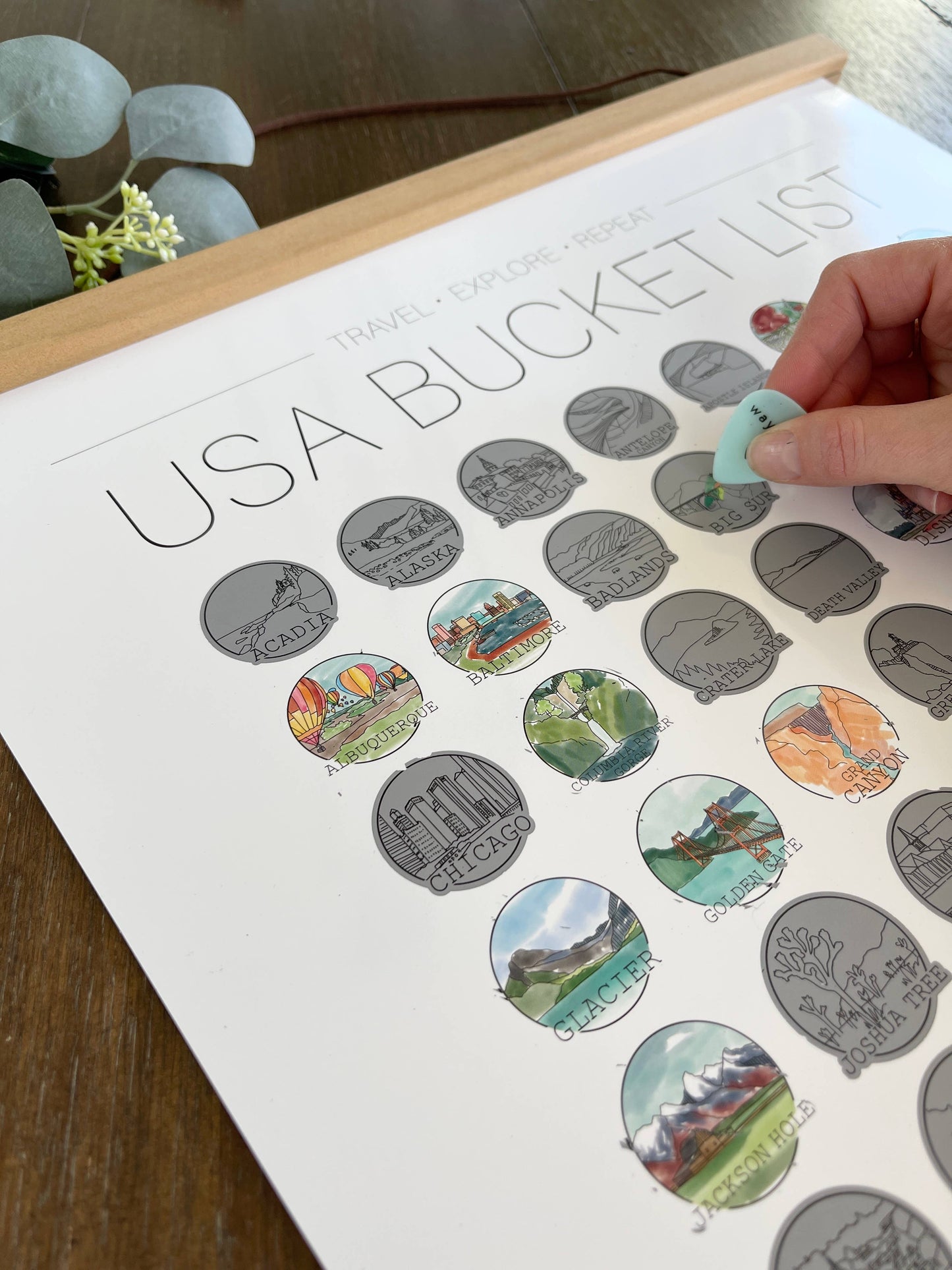 USA Bucket List Scratch Off