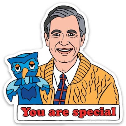 Mr. Rogers Sticker