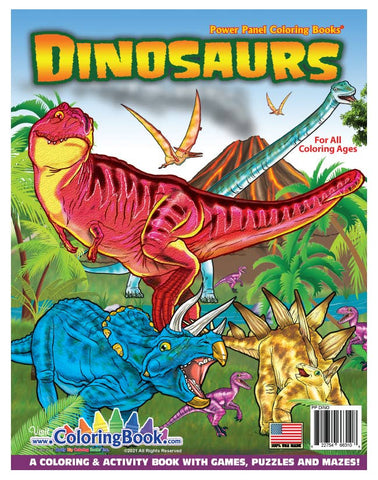 12-Pack Dinosaurs Coloring Book