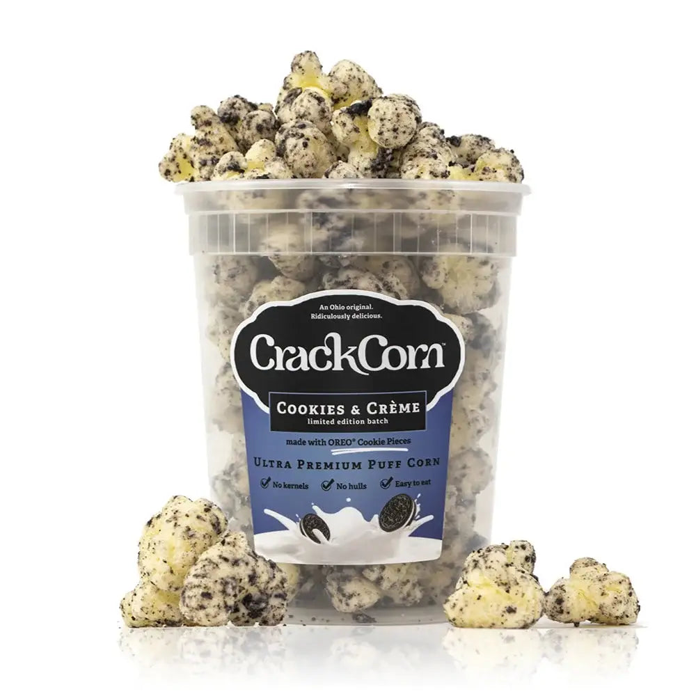 Crack Corn - Cookies & Crème - No Hulls! (4 oz)