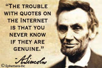 Magnet-"The trouble with quotes on the internet…