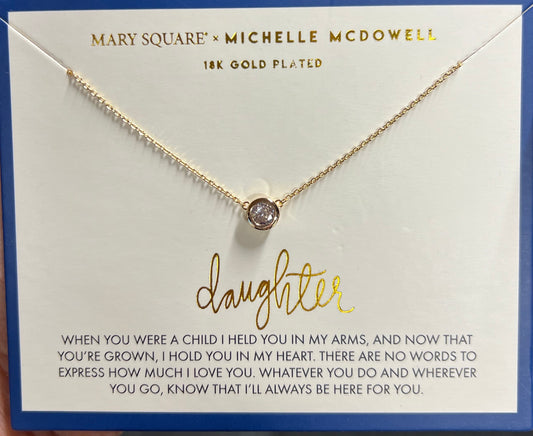 Mary Square + Michelle McDowell Carded Necklaces