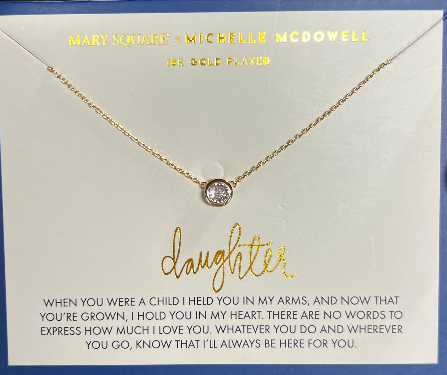 Mary Square + Michelle McDowell Carded Necklaces