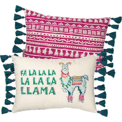 Fa la llama pillow