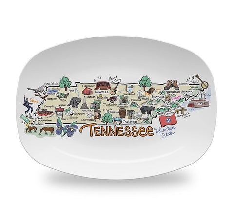 Tennessee Map Platter