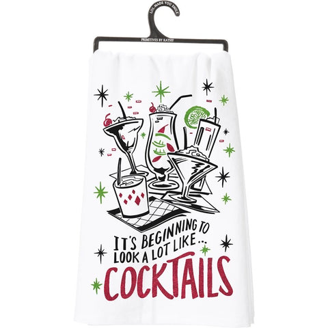 Dish Towel- Cocktails