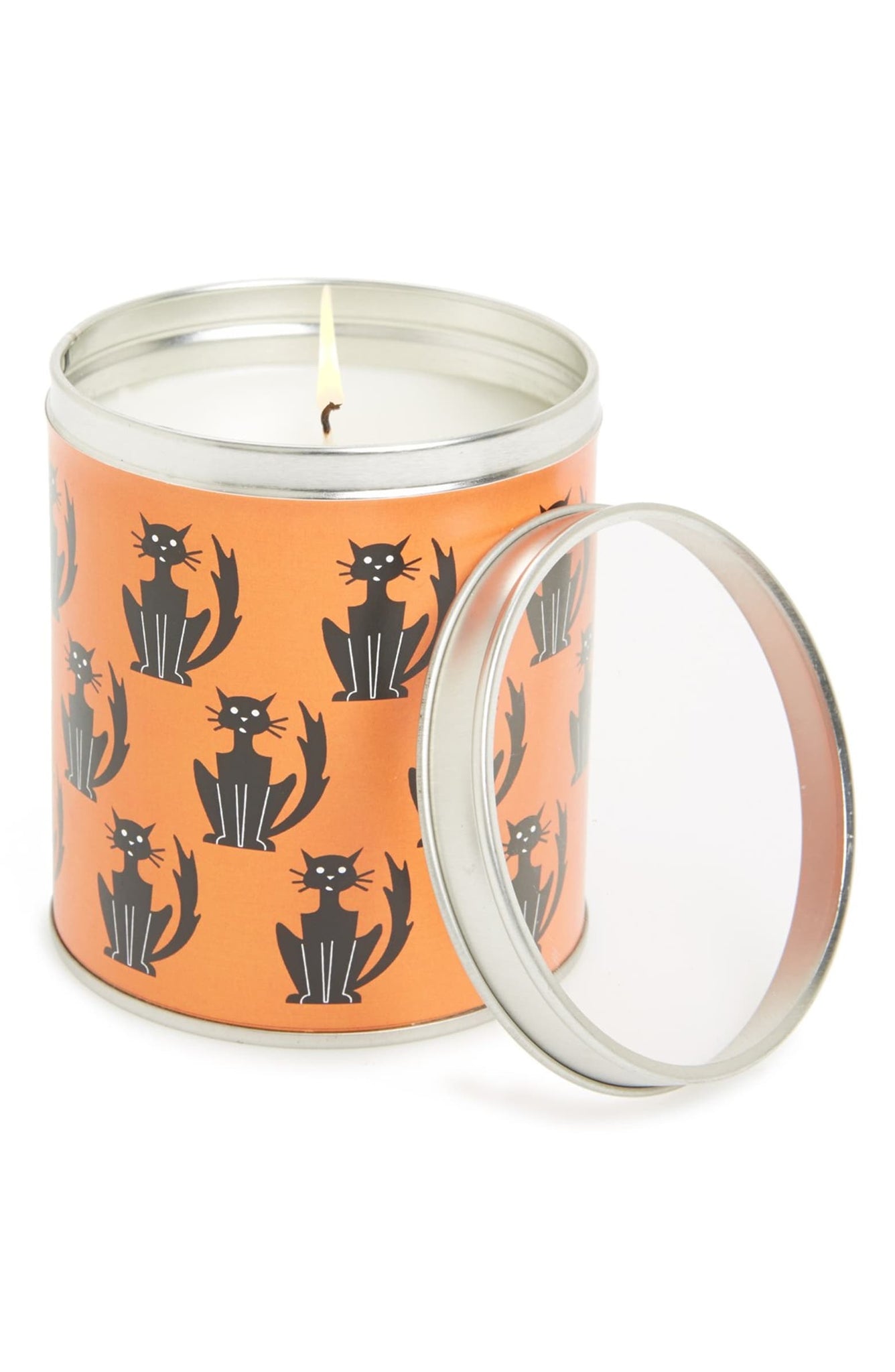 Halloween Black Cats Candle