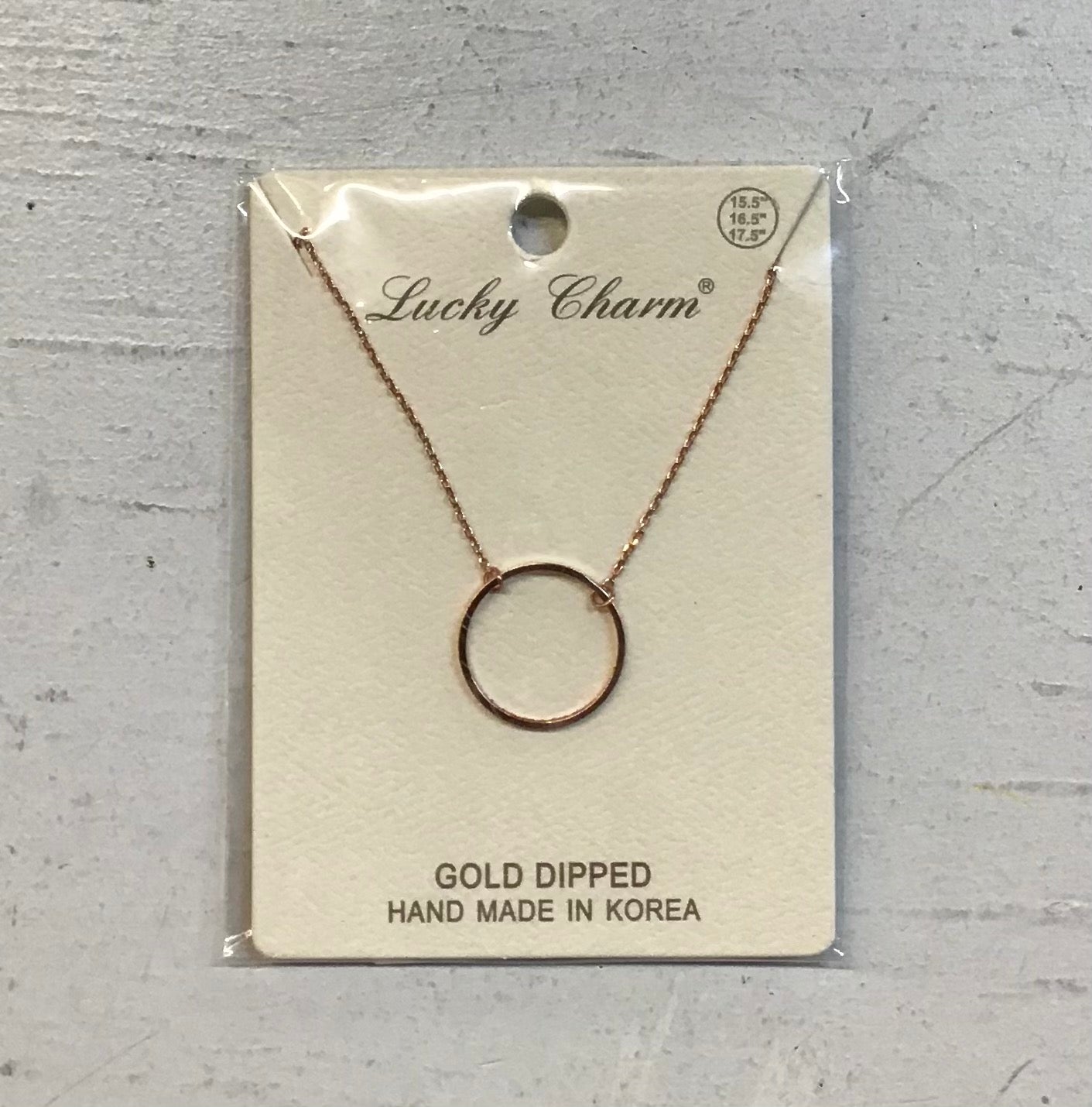 Rose Gold Loop Necklace