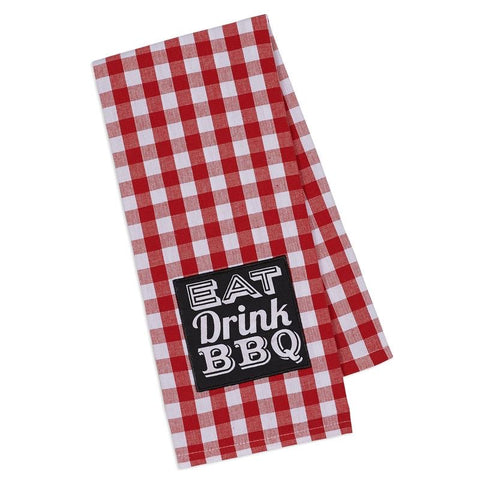 Eat Drink BBQ Dish Towel