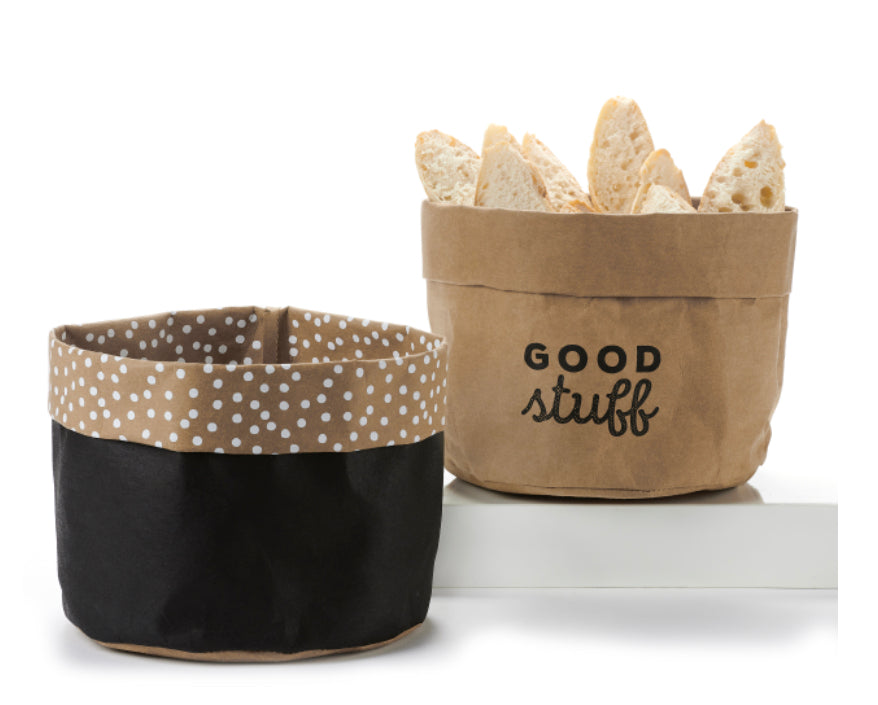 Washable Paper Snack Basket Set of 2