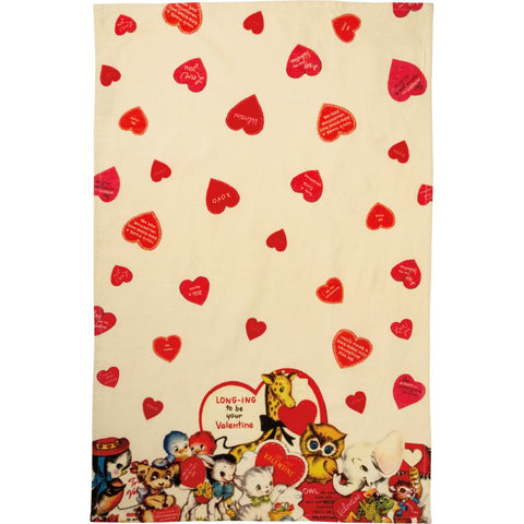 Retro Valentine Kitchen Towel