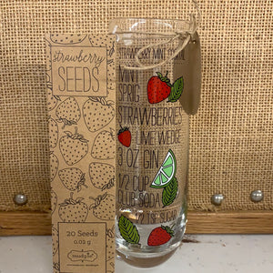 STRAWBERRY RECIPE SEED GLASS