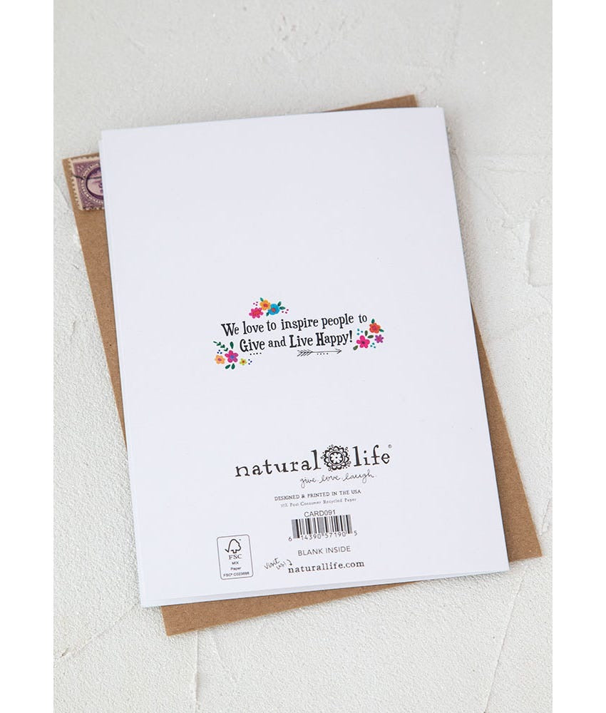 God is Working Greeting Card