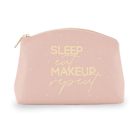 Sleep, Eat, Makeup, Repeat Makeup Bag