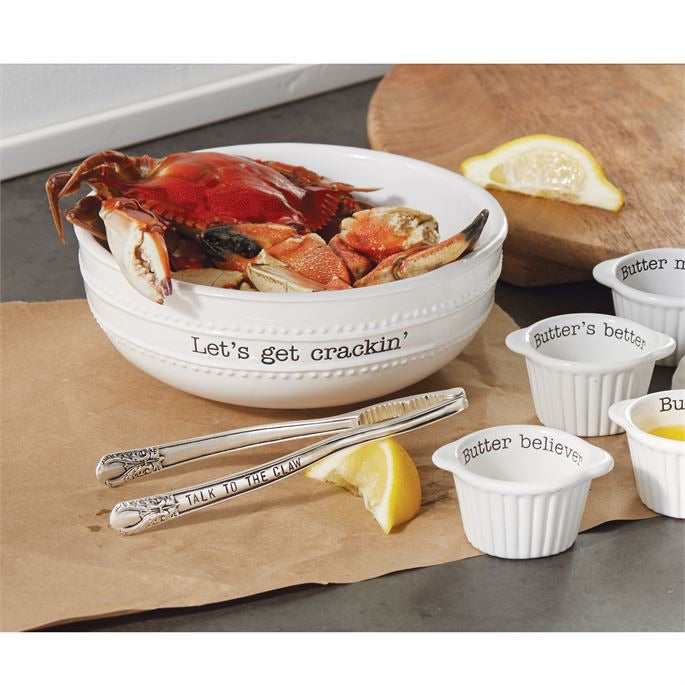 Let’s Get Crackin’ Seafood Bowl and Cracker Set
