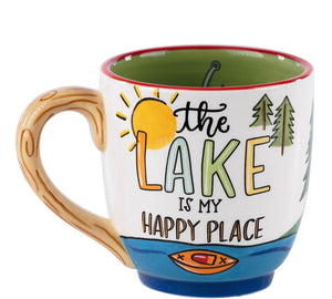 The Lake is my Happy Place Forest Mug