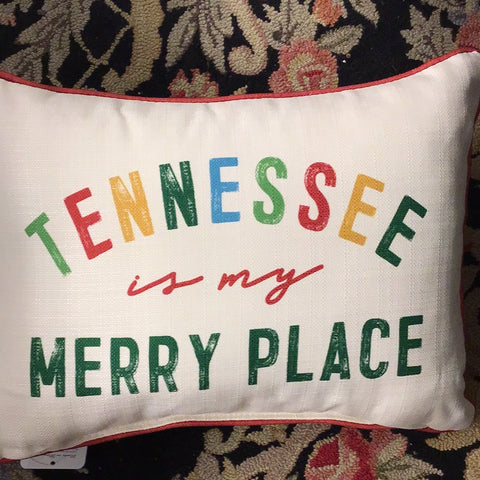 Tennessee Is My Merry Place Pillow